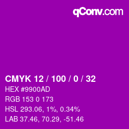 Color code: CMYK 12 / 100 / 0 / 32 | qconv.com