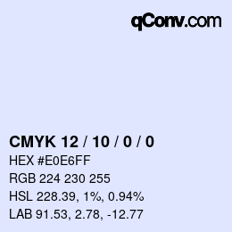 Color code: CMYK 12 / 10 / 0 / 0 | qconv.com