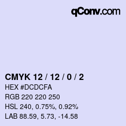 Color code: CMYK 12 / 12 / 0 / 2 | qconv.com