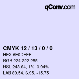 Color code: CMYK 12 / 13 / 0 / 0 | qconv.com