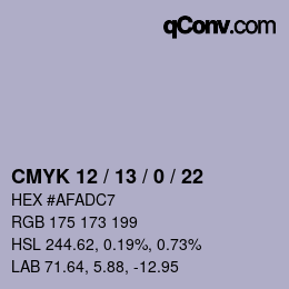 Color code: CMYK 12 / 13 / 0 / 22 | qconv.com