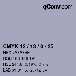 Color code: CMYK 12 / 13 / 0 / 25 | qconv.com