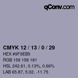 Color code: CMYK 12 / 13 / 0 / 29 | qconv.com