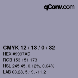 Color code: CMYK 12 / 13 / 0 / 32 | qconv.com