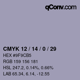 Color code: CMYK 12 / 14 / 0 / 29 | qconv.com