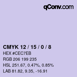 Color code: CMYK 12 / 15 / 0 / 8 | qconv.com