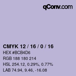 Color code: CMYK 12 / 16 / 0 / 16 | qconv.com