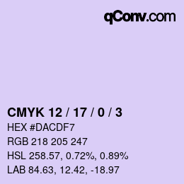 Color code: CMYK 12 / 17 / 0 / 3 | qconv.com