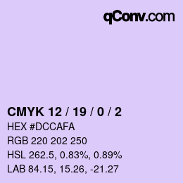 Color code: CMYK 12 / 19 / 0 / 2 | qconv.com