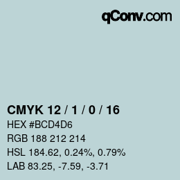 Código de color: CMYK 12 / 1 / 0 / 16 | qconv.com