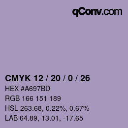 Código de color: CMYK 12 / 20 / 0 / 26 | qconv.com