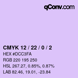 Color code: CMYK 12 / 22 / 0 / 2 | qconv.com