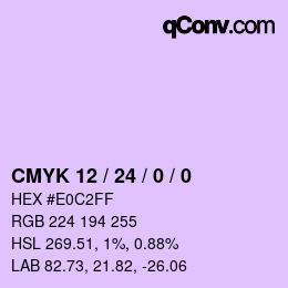 Color code: CMYK 12 / 24 / 0 / 0 | qconv.com