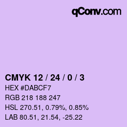 カラーコード: CMYK 12 / 24 / 0 / 3 | qconv.com