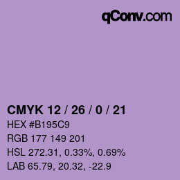 颜色代码: CMYK 12 / 26 / 0 / 21 | qconv.com