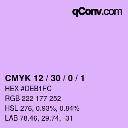 Color code: CMYK 12 / 30 / 0 / 1 | qconv.com