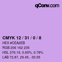 Color code: CMYK 12 / 31 / 0 / 8 | qconv.com