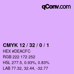 Color code: CMYK 12 / 32 / 0 / 1 | qconv.com