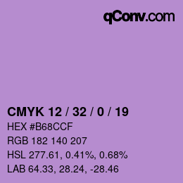 カラーコード: CMYK 12 / 32 / 0 / 19 | qconv.com