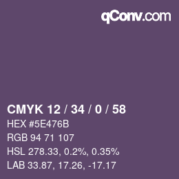 Código de color: CMYK 12 / 34 / 0 / 58 | qconv.com