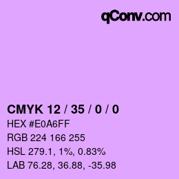 Color code: CMYK 12 / 35 / 0 / 0 | qconv.com