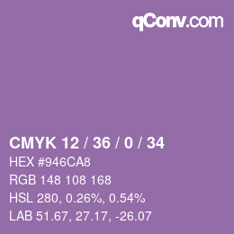 Color code: CMYK 12 / 36 / 0 / 34 | qconv.com