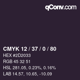 カラーコード: CMYK 12 / 37 / 0 / 80 | qconv.com