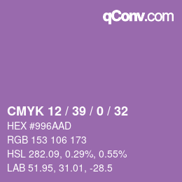 Color code: CMYK 12 / 39 / 0 / 32 | qconv.com