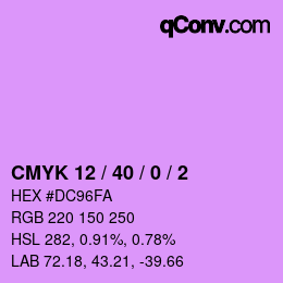 Color code: CMYK 12 / 40 / 0 / 2 | qconv.com