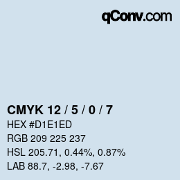 Color code: CMYK 12 / 5 / 0 / 7 | qconv.com
