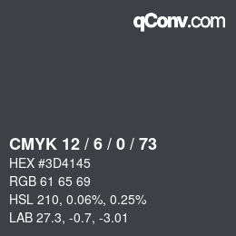 Color code: CMYK 12 / 6 / 0 / 73 | qconv.com