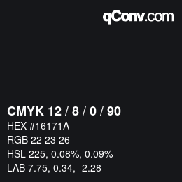 Color code: CMYK 12 / 8 / 0 / 90 | qconv.com