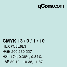 Color code: CMYK 13 / 0 / 1 / 10 | qconv.com