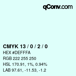 Color code: CMYK 13 / 0 / 2 / 0 | qconv.com