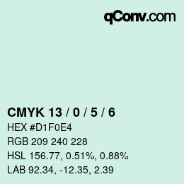 Color code: CMYK 13 / 0 / 5 / 6 | qconv.com