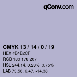 Color code: CMYK 13 / 14 / 0 / 19 | qconv.com