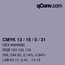 Color code: CMYK 13 / 15 / 0 / 31 | qconv.com