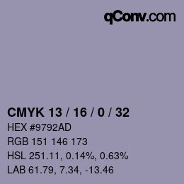 Color code: CMYK 13 / 16 / 0 / 32 | qconv.com