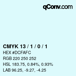 Color code: CMYK 13 / 1 / 0 / 1 | qconv.com