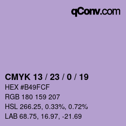 Color code: CMYK 13 / 23 / 0 / 19 | qconv.com