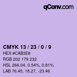 カラーコード: CMYK 13 / 23 / 0 / 9 | qconv.com