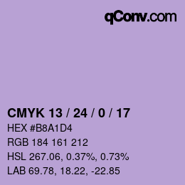 Color code: CMYK 13 / 24 / 0 / 17 | qconv.com