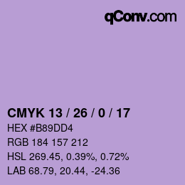 カラーコード: CMYK 13 / 26 / 0 / 17 | qconv.com