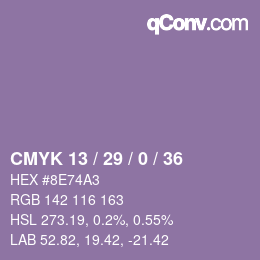Code couleur: CMYK 13 / 29 / 0 / 36 | qconv.com