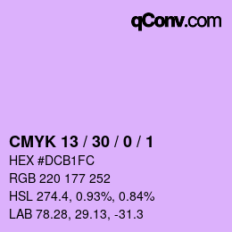 Color code: CMYK 13 / 30 / 0 / 1 | qconv.com