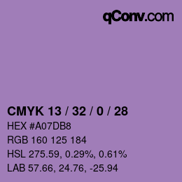 Color code: CMYK 13 / 32 / 0 / 28 | qconv.com