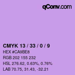 Color code: CMYK 13 / 33 / 0 / 9 | qconv.com