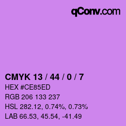 Código de color: CMYK 13 / 44 / 0 / 7 | qconv.com