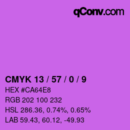 Color code: CMYK 13 / 57 / 0 / 9 | qconv.com