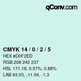 Color code: CMYK 14 / 0 / 2 / 5 | qconv.com